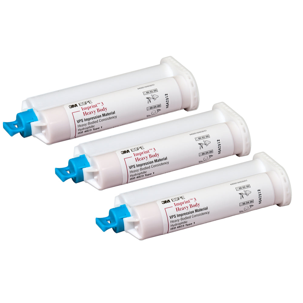 3M ESPE Imprint 3 Heavy Body Jumbo Refill: High-Quality VPS Impression Material - 30-50 mL Garant cartridges 3M ESPE Imprint 3 Heavy Body Jumbo Refill: High-Quality VPS Impression Material - 30-50 mL Garant cartridges